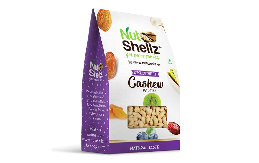 Nutshellz Cashew W-210    Box  100 grams